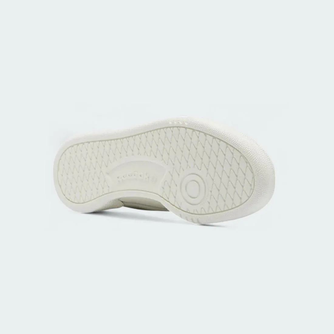 Reebok Club C 85 Women's Chalk Leather Trainers HQ0947 outsole with textured rubber tread and embossed Reebok logo
