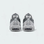 Rear view of the Nike Air Max 95 Men's running shoes, focusing on the prominent heel counter and Nike Air branding.