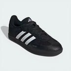 Angle view showing the side by side, emphasizing the rugged T-toe TPU overlay and the performance silhouette.