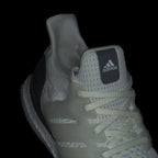 Detailed zoom on the top of the Adidas Ultraboost 1.0 Men's trainers, highlighting the reflective parks of the shoe
