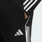 Close-up of the AEROREADY branding and the fabric texture, highlighting the breathable doubleknit material.