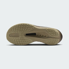 View of the outsole of the Nike ZoomX Invincible Run Flyknit 4 Men's running shoes, showing the durable waffle rubber tread pattern for road traction.