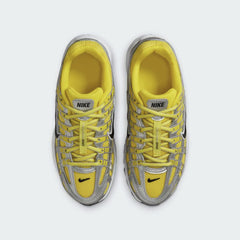 Nike P-6000 Juniors Trainers HV5064-701 top view showing lace-up design and padded tongue
