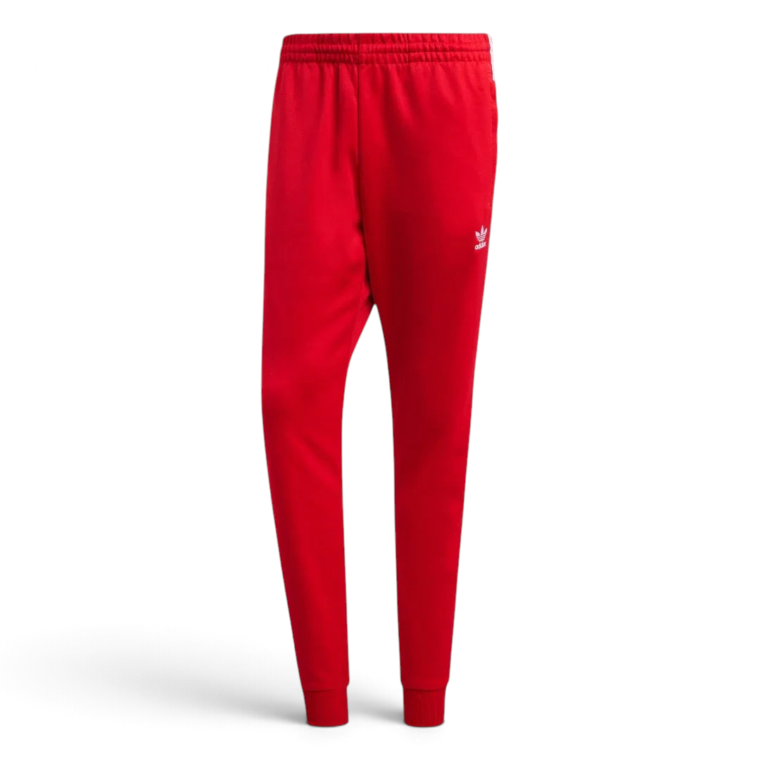 Adidas Superstar Track Pants Men's Sports Joggers Red IB1412