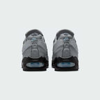 Rear view of the Nike Air Max 95 OG Men's running shoes, focusing on the prominent heel counter and Nike Air branding.