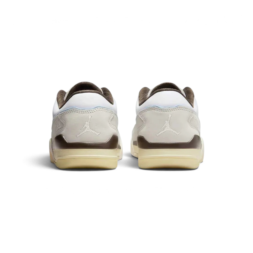 Rear view of the Jordan Flight Court Men's sneakers, focusing on the heel counter and subtle branding.