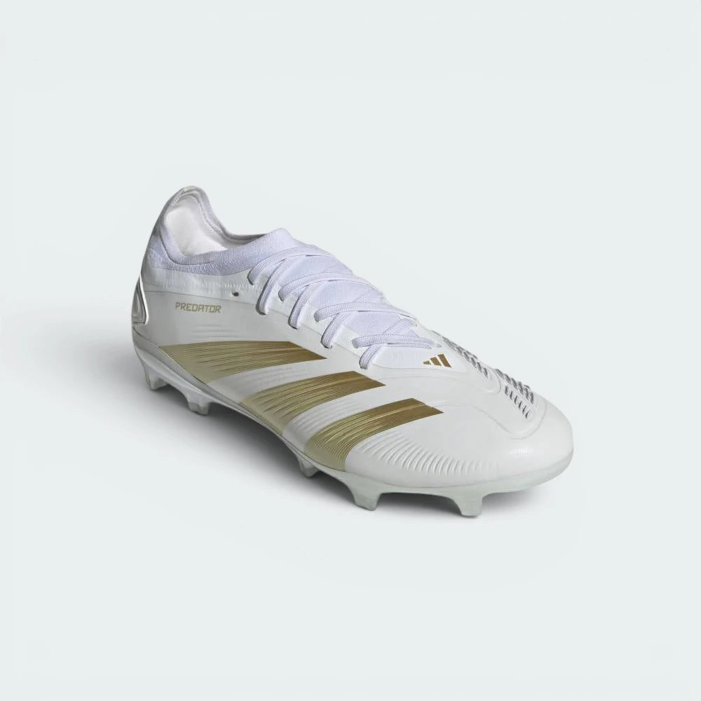 Emphasising the streamlined, aggressive silhouette and the professional distribution of the premium gold-flecked accents.