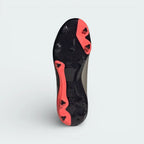View of the Controlplate 2.0 outsole, showing the specialised stud configuration designed for maximum stability on firm ground pitches.