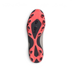 View of the Multi-Ground outsole, showing the specialized stud pattern designed for traction on both natural grass and artificial turf surfaces.