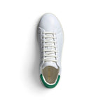 Top-Down Overhead View: Top-down view of both shoes displaying the symmetric lacing system, perforated toe boxes, and gold-toned tongue branding next to the inner collars.