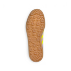 Outsole View: The classic "Indoor" traction pattern on the gum rubber, showcasing the semi-translucent, honey-coloured finish.