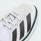 Close-up of the forefoot area, showing the breathable mesh texture and the heavy-duty velcro strap for midfoot lockdown.