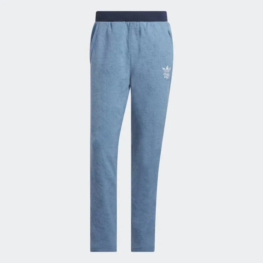 Adidas x Bogey Boys Golf Men's Track Pants in blue, front view