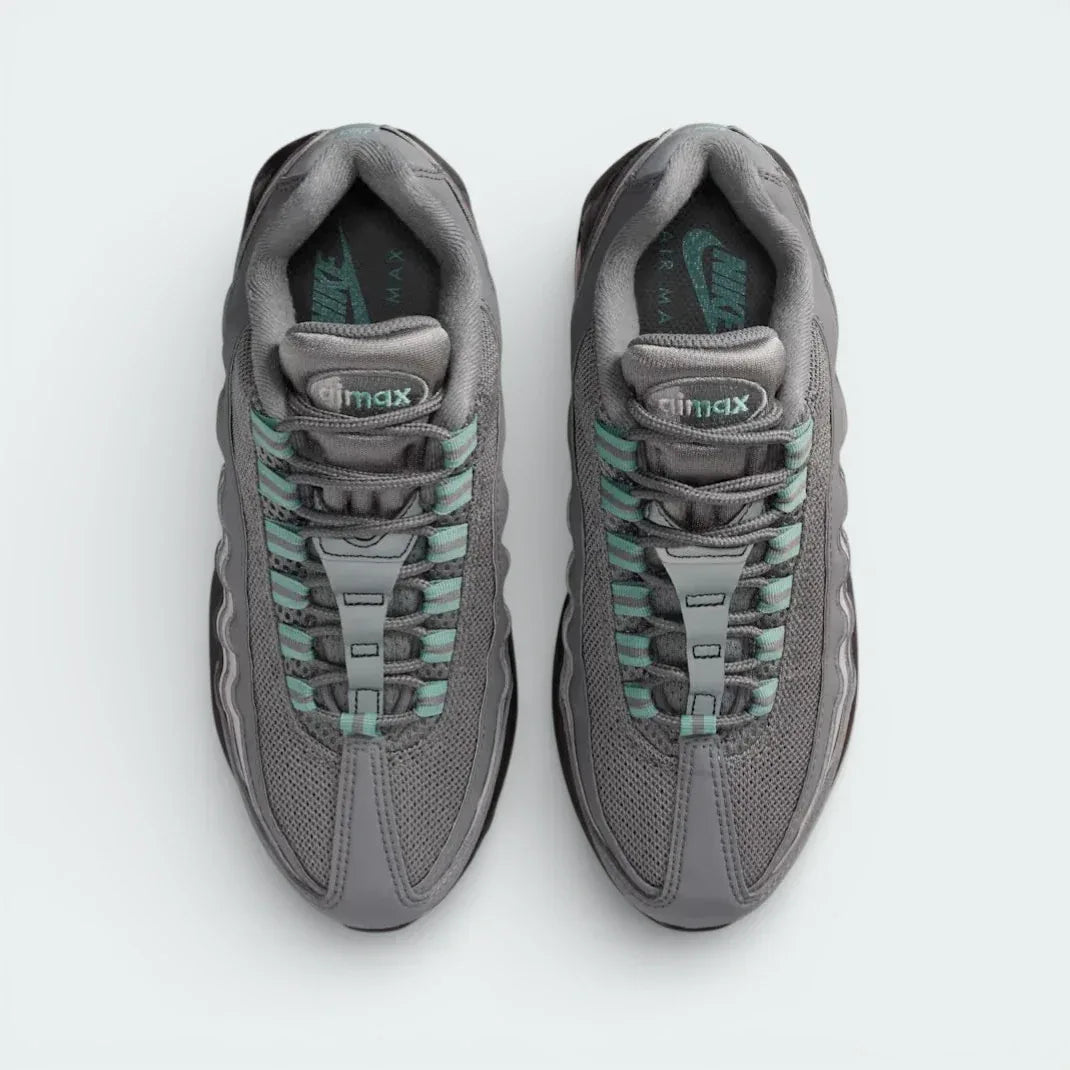 Shows the anatomy-inspired lace loops and the breathable mesh tongue.