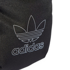Details the premium technical micro-grid structure of the 100% recycled ripstop weave and the precision double-stitching running along the borders.