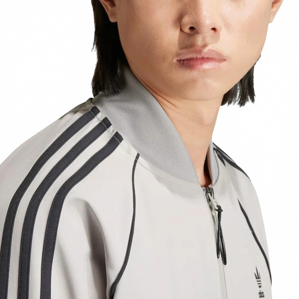 Adidas Superstar Men's Bonded Track Top Medium Grey IW7318