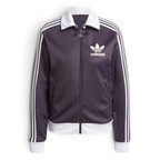 Focuses on the locked-in full-zip and the professional finish of the stand-up collar.