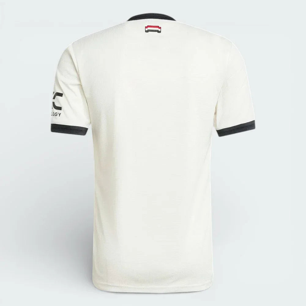 Rear view of the jersey, showing the clean Off White back designed for player name and numbering.