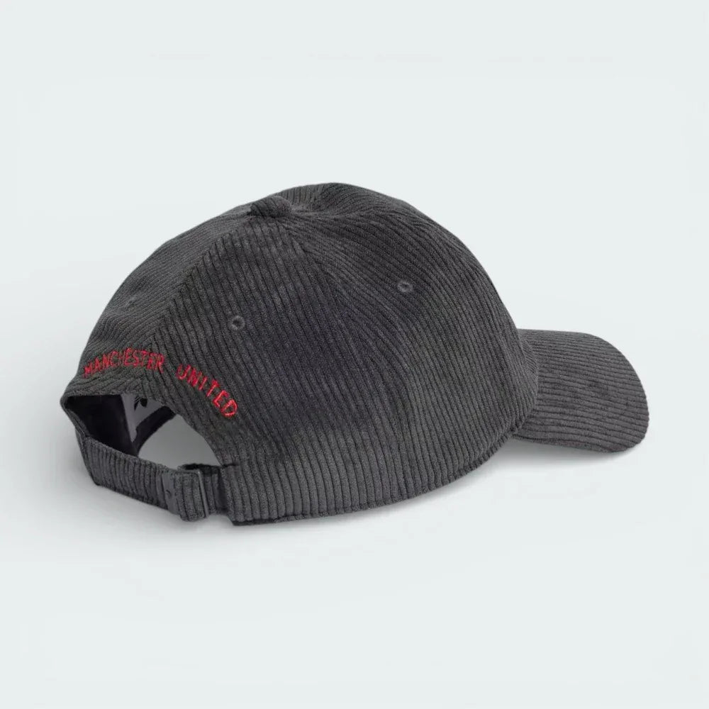 Rear view focusing on the adjustable strap-back closure and the small adidas logo tag.