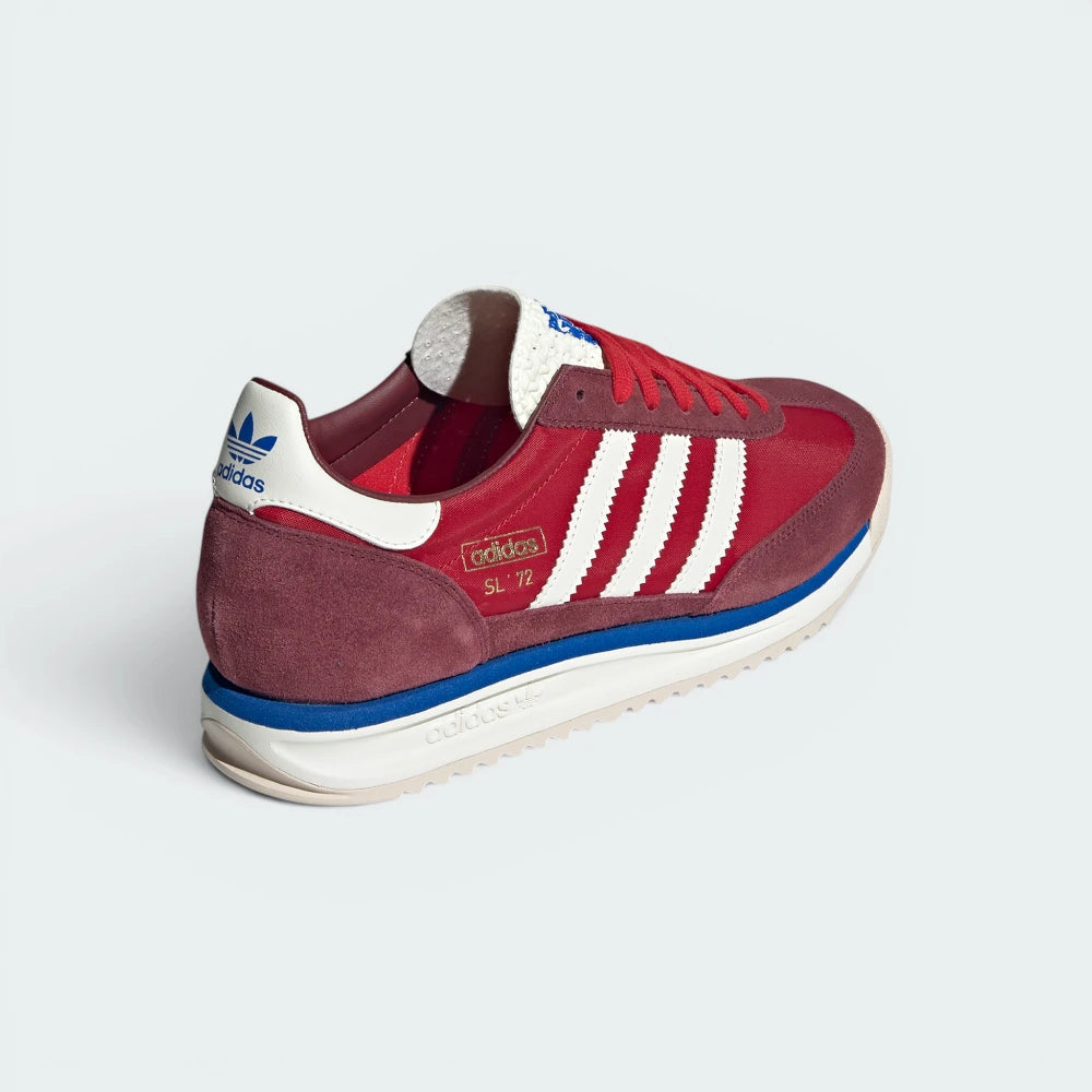 Focuses on the contoured shape of the Off White heel overlay and the clean, layered stack of the EVA foam sole unit.