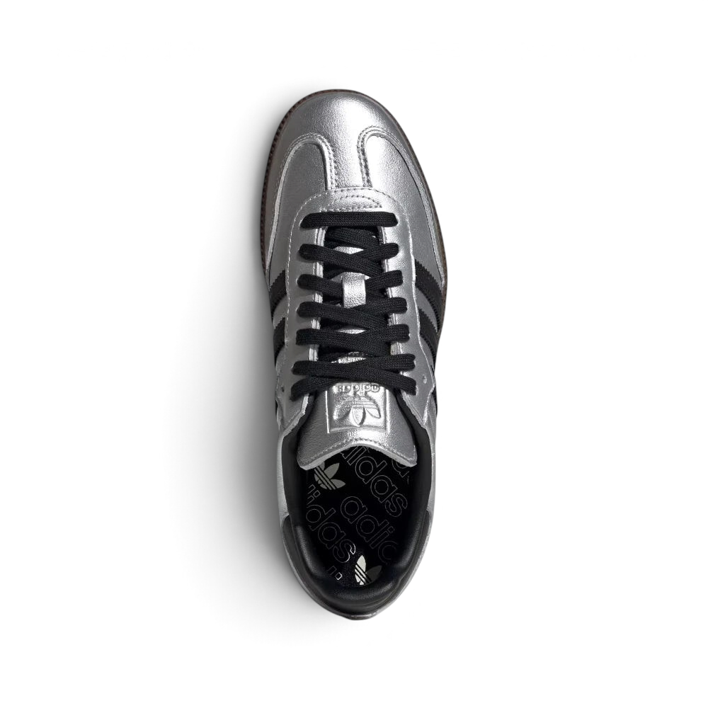 adidas Originals Samba OG Women's Trainers Metallic Silver JI4218 UK 4 Secondary image