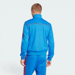 View from behind looking at the shoulders, showcasing the structured '70s-inspired cut and the smooth fabric drape.