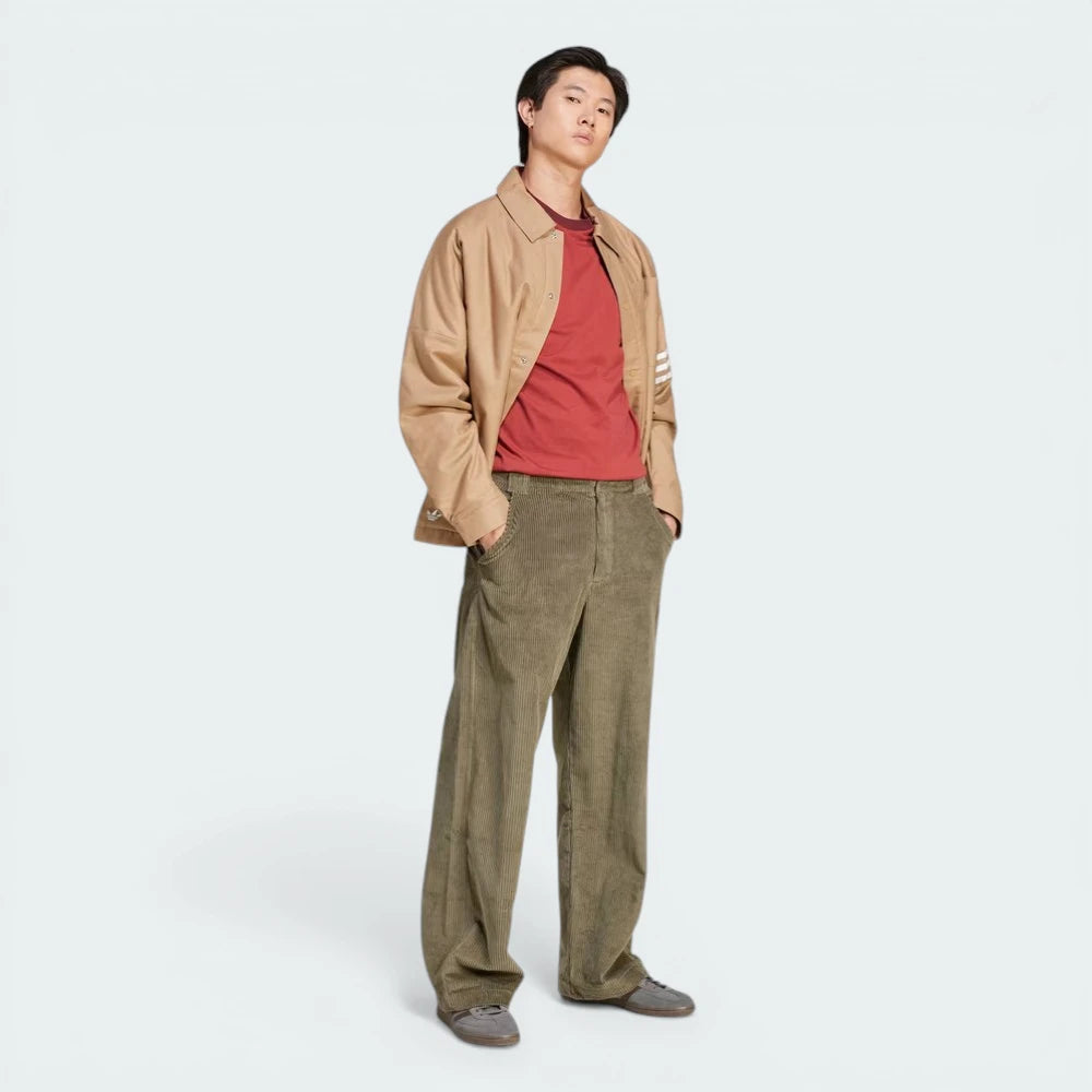 Adidas Originals 3-Stripes T-Shirt Men's Preloved Ruby JN7019