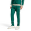 Front profile of the Collegiate Green adidas Beckenbauer track pants, highlighting the Silver Green 3-Stripes running down the leg.
