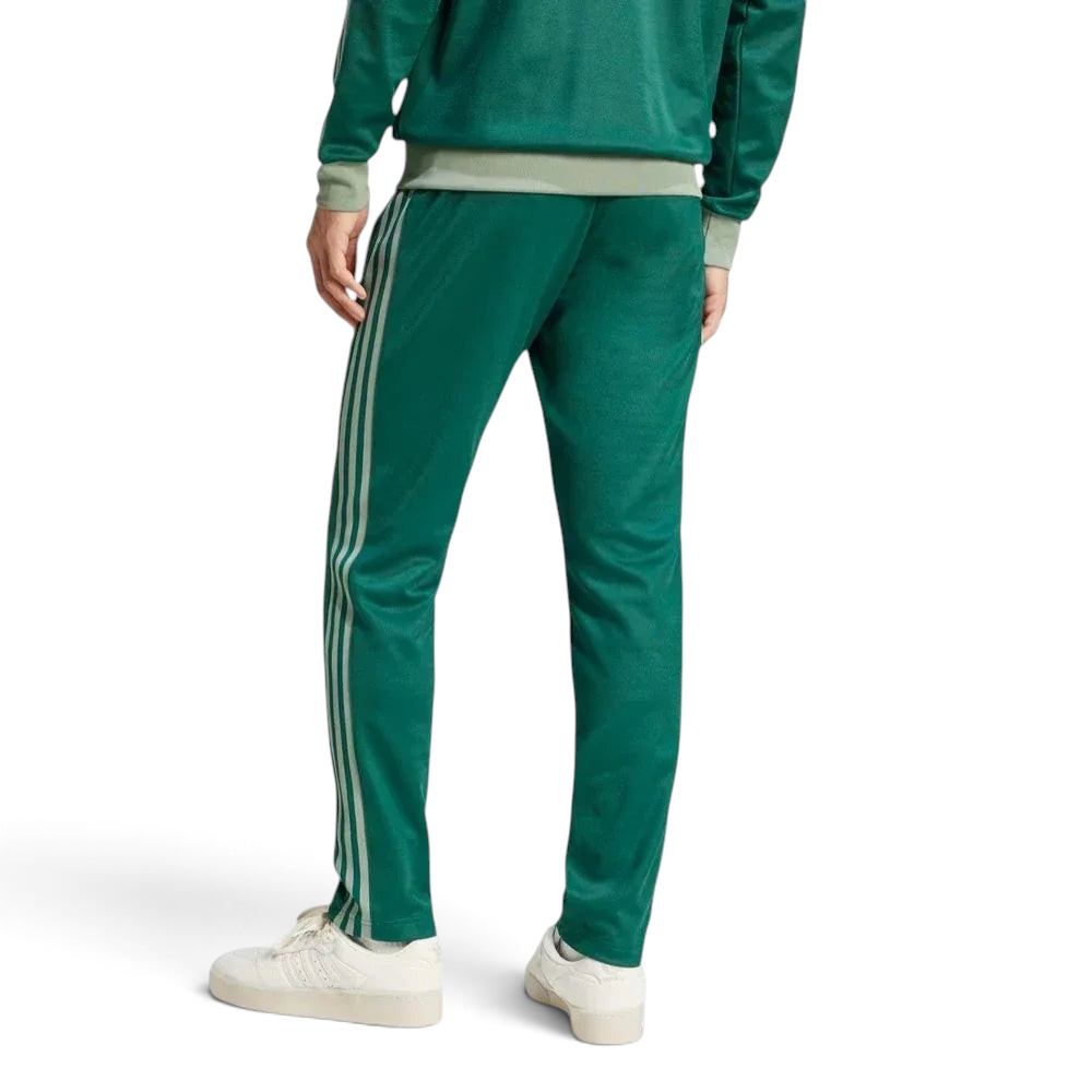 Rear view of the track pants, focusing on the clean finish and the classic back welt pocket.