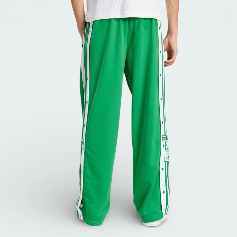 Rear view of the Adibreak pants, highlighting the clean fit across the seat and the structured drape of the wide-leg silhouette.