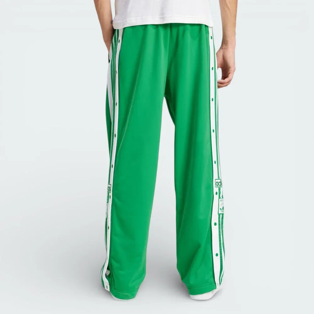 Rear view of the Adibreak pants, highlighting the clean fit across the seat and the structured drape of the wide-leg silhouette.