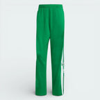 Detailed zoom on the side-panel stitching and the tricot texture, emphasizing the premium 100% recycled construction.