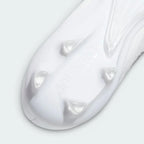 Close-up of the forefoot area, showing the fine texture of the stretch mesh and the reinforced toe for high-intensity play.