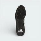 View of the cleat plate, showcasing the specialised stud configuration designed for explosive acceleration and grip on the turf.
