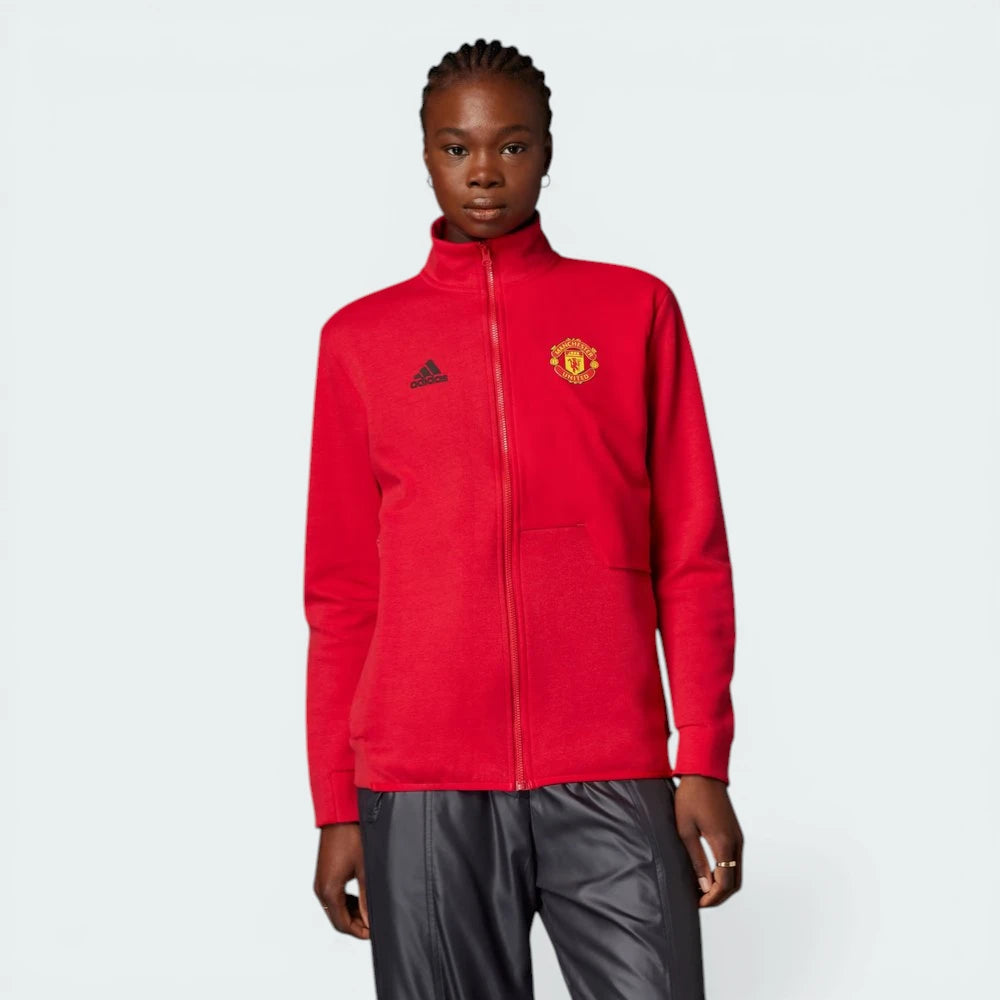 Adidas Manchester United 23/24 Anthem Jacket Team Red/Black IA8563