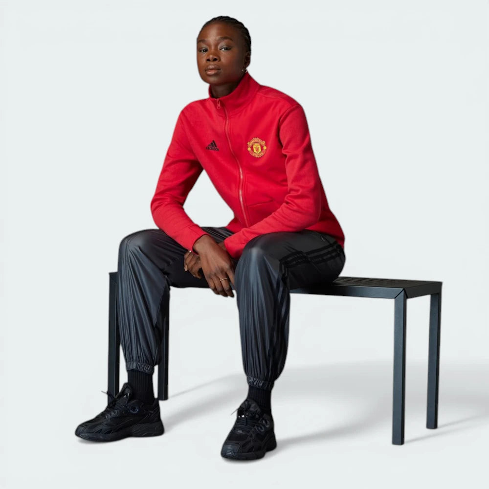 Adidas Manchester United 23/24 Anthem Jacket Team Red/Black IA8563