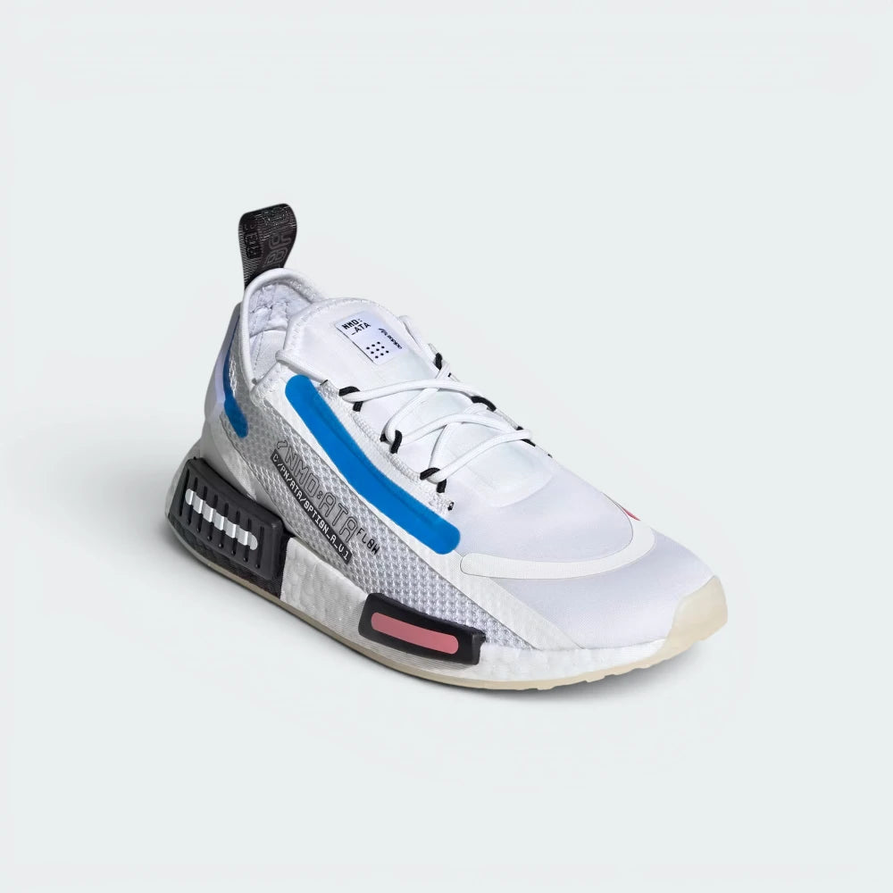 Emphasising the locked-in futuristic silhouette and the professional "Cloud White" colour matching.