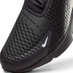 Details the micro-precision of the open-cell mesh upper, showing the seamless synthetic toe mudguard guard and the neat tracking of the white mini-Swoosh on the toe.