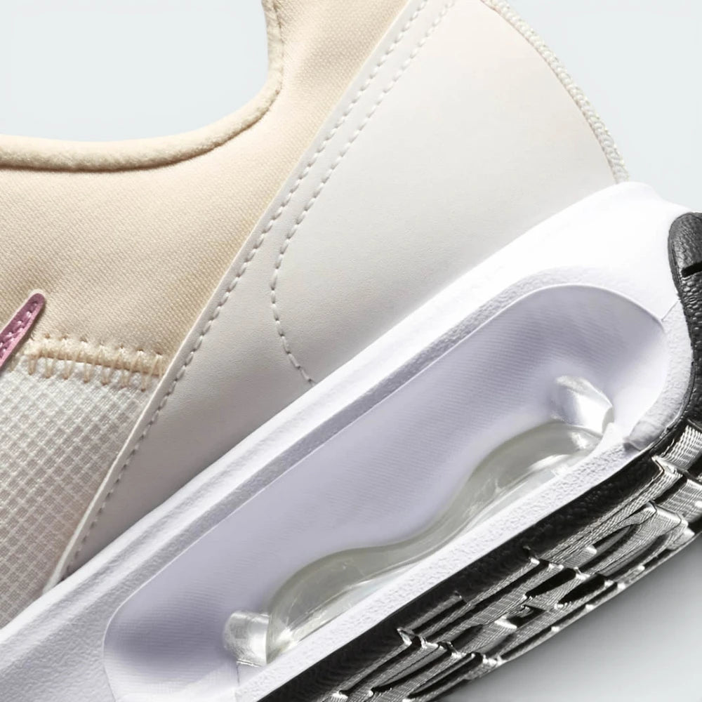 Highlights the technical foam midsole and the "unreal" finish of the rethought Air chamber.