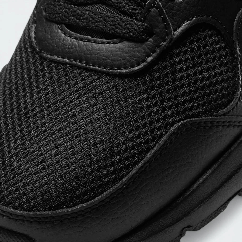Zoom Looking at the Front of the Shoes and Laces: A close-up of the premium leather overlays and the precision-stitched mesh panels.