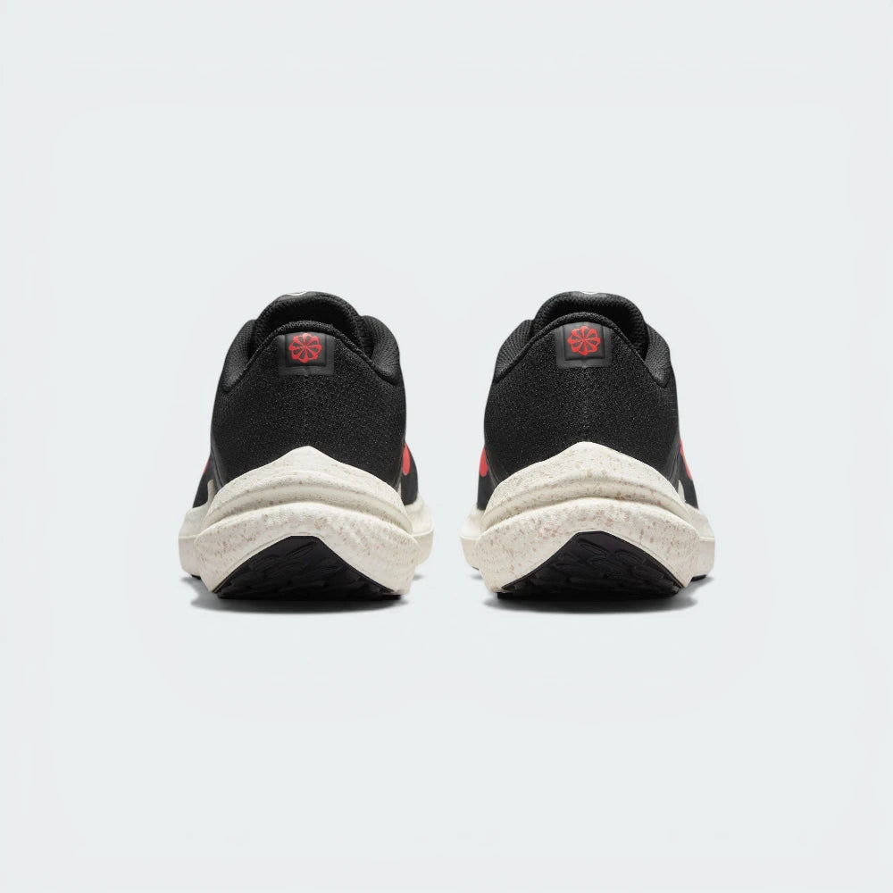 View from Behind Looking at the Heel: Focusing on the structured heel counter and the streamlined finish of the Air-infused sole.