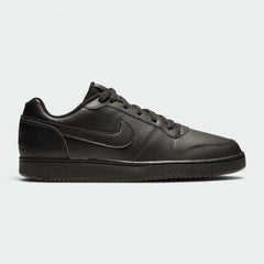 Highlights the high-velocity stitched design lines and the professional depth of the "Triple Black" finish.