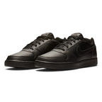 Emphasising the locked-in padded collar and the professional "All-Black" colour story.