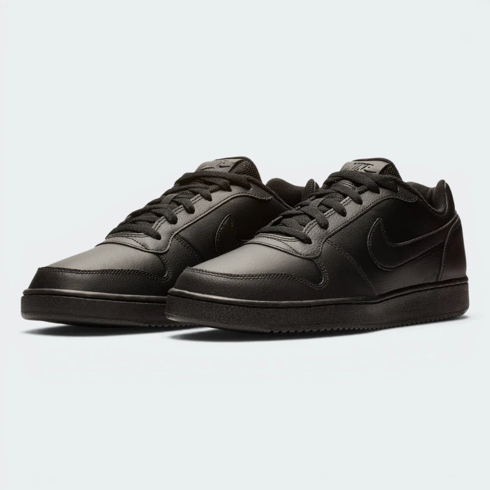 Emphasising the locked-in padded collar and the professional "All-Black" colour story.