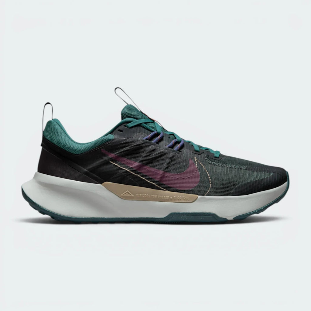 Highlights the high-velocity mixed materials and the professional depth of the "Deep Jungle" and "Purple Ink" colourway.
