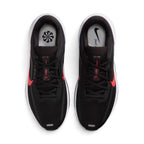 Overhead view of both running shoes showing the breathable engineered mesh forefoot, central lacing system, and cushioned interior footbeds.