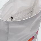 Focuses on the contoured shape of the back panel, highlighting the clean, ventilated mesh lining running along the adjustable shoulder straps, engineered to cradle your back with elite comfort.