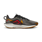Highlights the inner profile displaying the breathable mesh chassis, supportive midfoot Flywire integration, contoured arch section, and smooth ReactX foam sidewall.