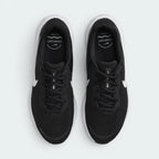 Focuses on the locked-in traditional lacing layout, displaying the perfect symmetry of the black mesh tongue, intuitive touch points, and the noticeably wider, roomy mesh toe box area.