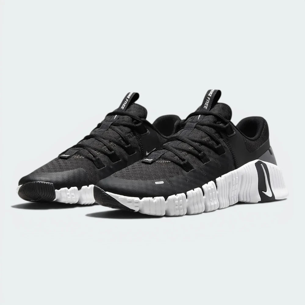 Angle View Showing Both Pair Side by Side: Emphasising the "locked-in" silhouette and the sleek, tonal colour blocking.